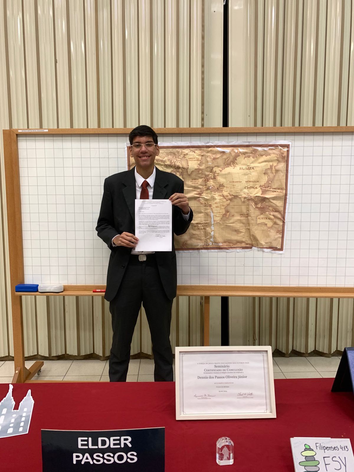 Élder Passos Missão Chile Santiago Oeste